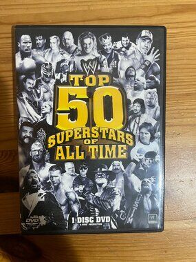 WWE: Top 50 Superstars of All Time, (1-Disc)(DVD) Used Good Condition $10